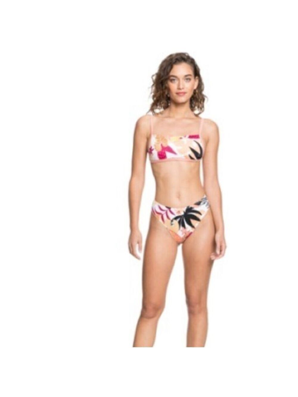 Roxy Pop Surf Bralette 2-Piece Swimsuit Size L NWT
